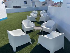 O zonă de relaxare la Hostel