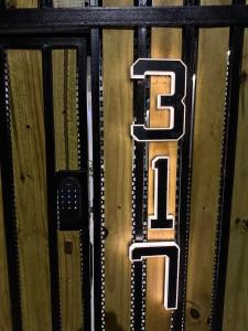 a close up of a team sign on a hockey jersey at Secrete Garden in San Juan +17 photos