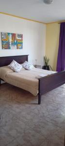 a bedroom with a large bed in a room at El Pedregullo in Neuquén
