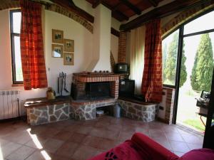 A seating area at Farmhouse in Asciano with Pool and Countryside