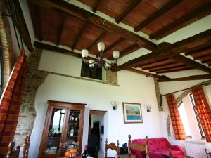 A seating area at Farmhouse in Asciano with Pool and Countryside