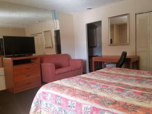 TV a/nebo společenská místnost v ubytování Travelers Lodge