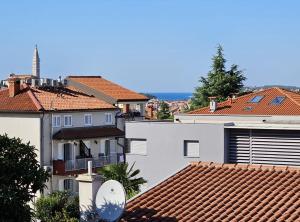 a view of some buildings and roofs at Villa Tena Rovinj Istria in Rovinj