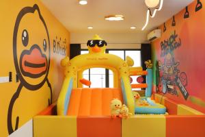 a childs room with a lego play set at Naughty Castle Playground & Ball Pool in Johor Bahru