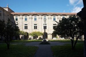 Zahrada ubytování Hospederia Monasterio de Poio