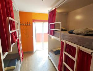 Postelja oz. postelje v sobi nastanitve Cloud 9 Hostel