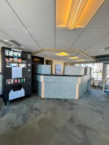 an office lobby with a check in counter at Impala Island Inn in Ocean City