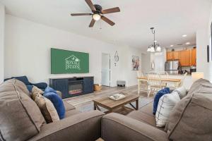 a living room with two couches and a tv at Myrtle Golf Escape At Legends-Pool-Pet Friendly in Myrtle Beach