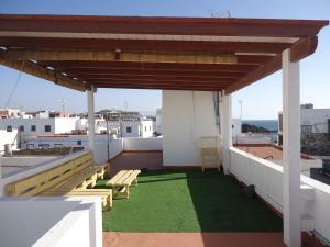 Balkón nebo terasa v ubytování Apartamentos Flor del Cotillo