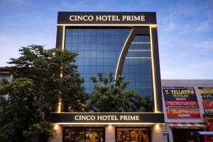 a building with a sign that reads clinico hotel prime at Hotel CINCO PRIME -PREMIUM ROOMS in Secunderabad