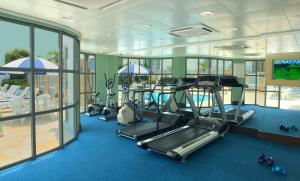 Fitness centrum a/nebo fitness zařízení v ubytování Metropark Hotel Kowloon