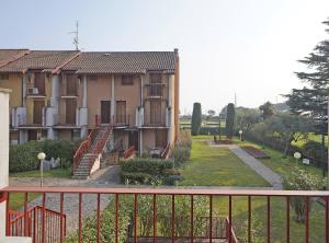 a view of a building from a balcony at Apt Il Barcone - Gardagate in Sirmione