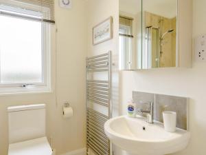 a bathroom with a sink and a toilet and a mirror at 2 Bed in Newton Stewart oc-79129 in Gillespie +20 photos