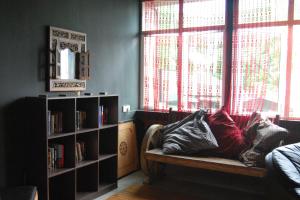 Ein Sitzbereich in der Unterkunft Borneo Sweet Guesthouse