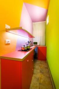 A kitchen or kitchenette at Hotel Agostini