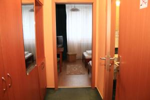 Kúpeľňa v ubytovaní Hotel Ózd
