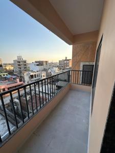 a balcony with a view of the city at Royal kesari in Jhunjhunūn