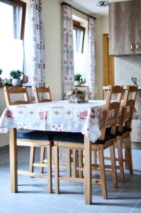 Posezení v ubytování Páva Apartmanház
