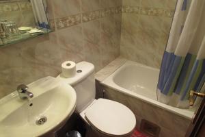 Koupelna v ubytování Hostal Prim