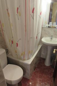 Koupelna v ubytování Hostal Prim