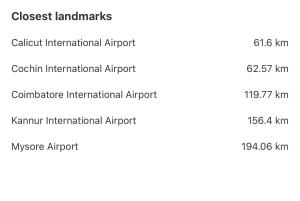 a line graph showing the number of overseas landmarks at G studio in Guruvāyūr