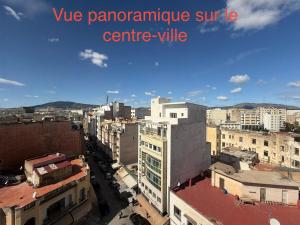 a view of a city with buildings at Studio luxueux avec vue panoramique sur le centre ville in Fez