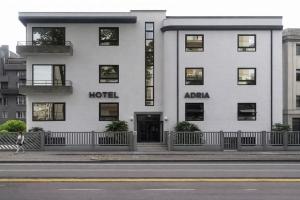 a building on the side of a street at Hotel Adria in Mestre