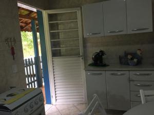 Dapur atau dapur kecil di Sítio Bicho Feliz