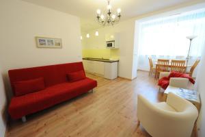 Posezení v ubytování Toldi Apartments Pécs