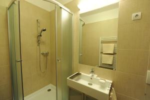 Koupelna v ubytování Toldi Apartments Pécs