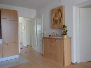 Kuchyň nebo kuchyňský kout v ubytování Ferienwohnung Piontek