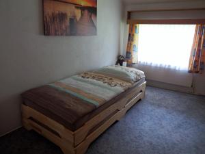 Postel nebo postele na pokoji v ubytování Ferienwohnung Piontek