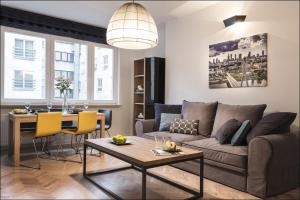 Posezení v ubytování P&O City Center Apartments