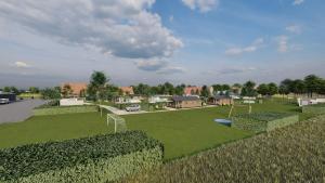 a rendering of a park with a frisbee at Minicamping Ons Weitje in Koudekerke