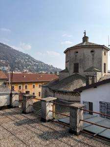a view from the roof of a building at Suite romantica a Como Centro in Como