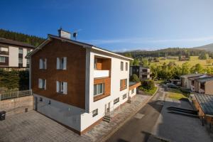 an aerial view of a building at Apartmány Pec pod Sněžkou in Pec pod Sněžkou