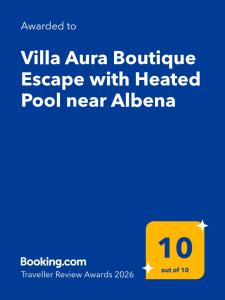 a yellow square with the number on it at Villa Aura Heated Pool&Jacuzzi near Albena in Rogachevo +33 photos