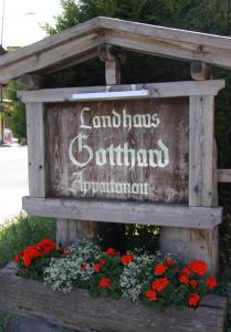 Certyfikat, podpis lub inny dokument wystawiony w obiekcie Landhaus Gotthard