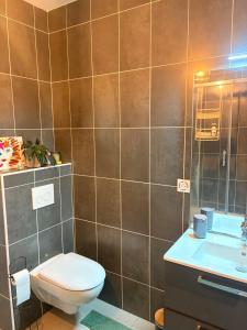 a bathroom with a toilet and a sink at DAKEY home - Disneyland Paris, Village Nature in Magny-le-Hongre +26 photos
