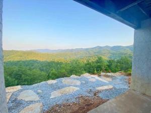 a room with a view of the mountains at Sky Harbour in Andrews +38 photos