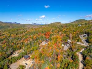 an orange road sign in the middle of a forest at Epic Views, 9Mi SR, GameRmTheater, HTub, Sauna in Bethel