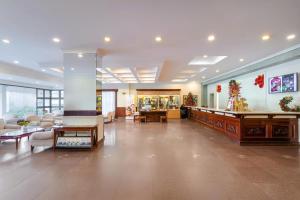 a lobby of a hospital with a waiting room at TTC Hotel - Da Lat in Da Lat