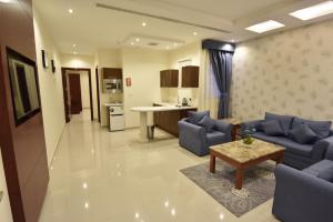Posezení v ubytování Abat Suites