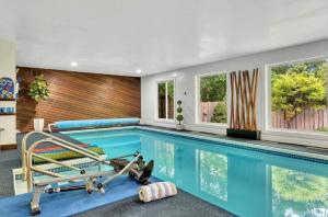 a swimming pool in a house at MountainRelaxKtzh in Kitzbühel