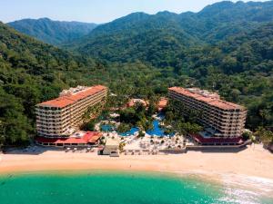 an aerial view of a resort on the beach at Barceló Puerto Vallarta - All Inclusive in Puerto Vallarta