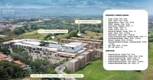 a screenshot of a map of a university campus at Galería 305 in Cartago