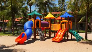 a playground on the sand in a resort at Pratagy Beach All Inclusive Resort in Maceió