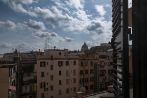a view of the city from a building at Giulio Cesare Luxury Rooms in Rome