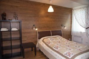 Postel nebo postele na pokoji v ubytování Guest House U Pruda
