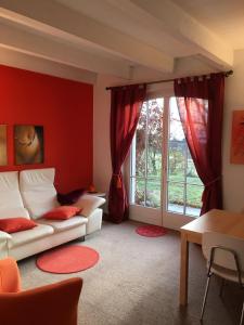 Posezení v ubytování B&B Pension Marina